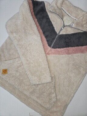 Simply Southern chevron-patterned quarter zip